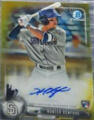 Hunter Renfroe [Chrome Gold Refractor] Baseball Cards 2017 Bowman Rookie Autographs Prices