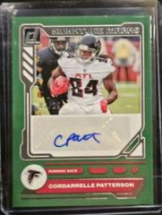 Cordarrelle Patterson [Green] Football Cards 2023 Panini Donruss Signature Marks Prices