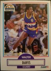 Walter Davis #47 Basketball Cards 1990 Fleer Prices