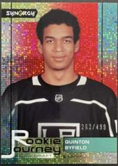 Quinton Byfield [Red] #RJ-2 Hockey Cards 2021 Upper Deck Synergy Rookie Journey Draft Prices