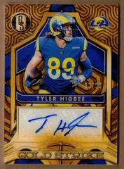 Tyler Higbee #GS-THI Football Cards 2022 Panini Gold Standard Strike Autographs Prices