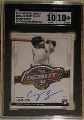 Corey Julks #RDP-CJ Baseball Cards 2023 Topps Chrome Update MLB Debut Patch Autograph Prices