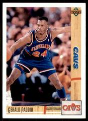 Gerald Paddio #230 Basketball Cards 1991 Upper Deck Prices