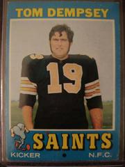 Tom Dempsey Football Cards 1971 Topps Prices