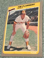 Tim Flannery Baseball Cards 1985 Fleer Prices