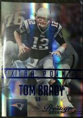 Tom Brady [Extra Points Blue] Football Cards 2015 Panini Prestige Prices