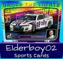 Alex Bowman [Holographic] #UL3 Racing Cards 2023 Panini Donruss NASCAR Under the Lights Prices