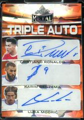 Cristiano Ronaldo [Orange Crystal] #BA-CR1 Soccer Cards 2022 Leaf Metal Autographs Prices