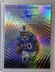 Zack Moss [Blue] Football Cards 2020 Panini Illusions Rookie Endorsements Autographs Prices