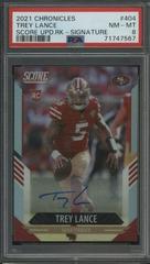 Trey Lance [Signature] Football Cards 2021 Panini Chronicles Score Update Rookies Prices