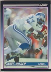 James Wilder #39T Football Cards 1990 Panini Score Supplemental Prices