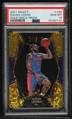 Isaiah Livers [Gold Disco Prizm] Basketball Cards 2021 Panini Select Prices
