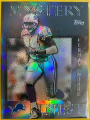 Herman Moore [Silver Refractor] #M12 Football Cards 1997 Topps Mystery Finest Prices