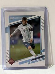 Lionel Messi [Press Proof Purple] #1 Soccer Cards 2021 Panini Donruss Road to Qatar Prices