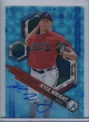 Kyle Wright [Autograph Ocean Blue Tidal] #KW Baseball Cards 2018 Bowman High Tek Prices