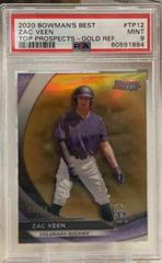 Zac Veen [Gold Refractor] #TP-12 Baseball Cards 2020 Bowman's Best Top Prospects Prices