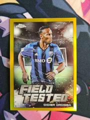 Didier Drogba [Gold] Soccer Cards 2022 Topps Chrome MLS Field Tested Prices