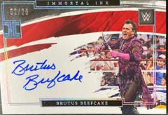 Brutus Beefcake [Holo Silver] #IM-BBK Wrestling Cards 2022 Panini Impeccable WWE Immortal Ink Autographs Prices