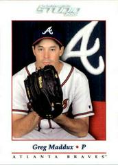 Greg Maddux #8 Baseball Cards 2001 Studio Prices