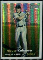 Miguel Cabrera [Refractor] #78 Baseball Cards 2006 Topps Heritage Chrome Prices