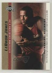 LeBron James [Gold] #10 Basketball Cards 2003 Upper Deck Phenomenal Beginning Prices