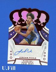 Jordan Poole [Red] Basketball Cards 2019 Panini Crown Royale Rookie Autographs Prices