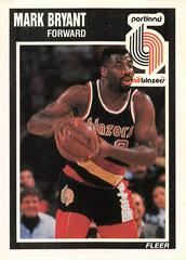 Mark Bryant #127 Basketball Cards 1989 Fleer Prices