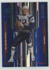 Tom Brady [Sapphire] #57 Football Cards 2005 Leaf Rookies & Stars Longevity Prices