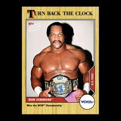 Ron Simmons #1 Wrestling Cards 2021 Topps Now WWE Turn Back The Clock Prices