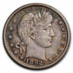 1892 S Coins Barber Quarter Prices