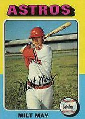 Milt May Baseball Cards 1975 Topps Prices