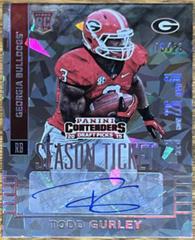 Todd Gurley [Section Autograph Cracked Ice] Football Cards 2015 Panini Contenders Draft Picks Prices