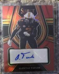 Alontae Taylor [Red] #RS-ATA Football Cards 2022 Panini Select Draft Picks Rookie SIgnatures Prices