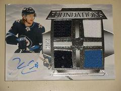 Kyle Connor [Autograph] #F-KC Hockey Cards 2021 Upper Deck The Cup Foundations Quad Jersey Prices