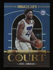 Joel Embiid [Hyper Gold] #6 Basketball Cards 2021 Panini Hoops High Court Prices