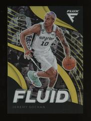 Jeremy Sochan [Gold] #12 Basketball Cards 2022 Panini Flux Fluid Prices