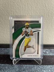 Justin Herbert #4 Football Cards 2022 Panini Immaculate Collegiate Prices