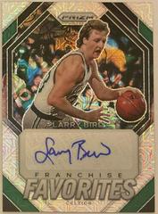 Larry Bird [Mojo Prizm] #3 Basketball Cards 2023 Panini Prizm Franchise Favorites Signature Prices