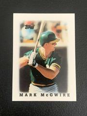Mark McGwire Baseball Cards 1988 Topps Mini League Leaders Prices