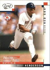 Rickey Henderson #259 Baseball Cards 2003 Leaf Prices