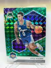 Kyle Kuzma [Green Fluorescent] Basketball Cards 2020 Panini Mosaic Prices