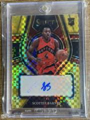 Scottie Barnes [Gold Prizm] Basketball Cards 2021 Panini Select Rookie Signatures Prices