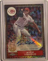 Nick Lodolo [Red] Baseball Cards 2022 Topps Update 1987 Chrome Autographs Prices