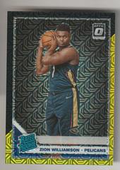 Zion Williamson [Choice Black Gold] #158 Basketball Cards 2019 Panini Donruss Optic Prices