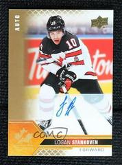 Logan Stankoven [Signature] Hockey Cards 2022 Upper Deck Team Canada Juniors Prices
