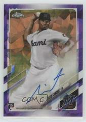 Sixto Sanchez [Purple] #RA-SS Baseball Cards 2021 Topps Chrome Sapphire Rookie Autographs Prices
