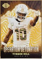 Tyreek Hill [Gold] #15 Football Cards 2023 Panini Illusions Operation Detonation Prices