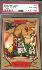 Kevin Durant [Gold] Basketball Cards 2008 Bowman Prices
