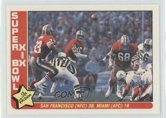 Super Bowl XIX #86 Football Cards 1985 Fleer Team Action Prices