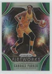 Candace Parker [Prizm Green] #3 Basketball Cards 2020 Panini Prizm WNBA Fireworks Prices